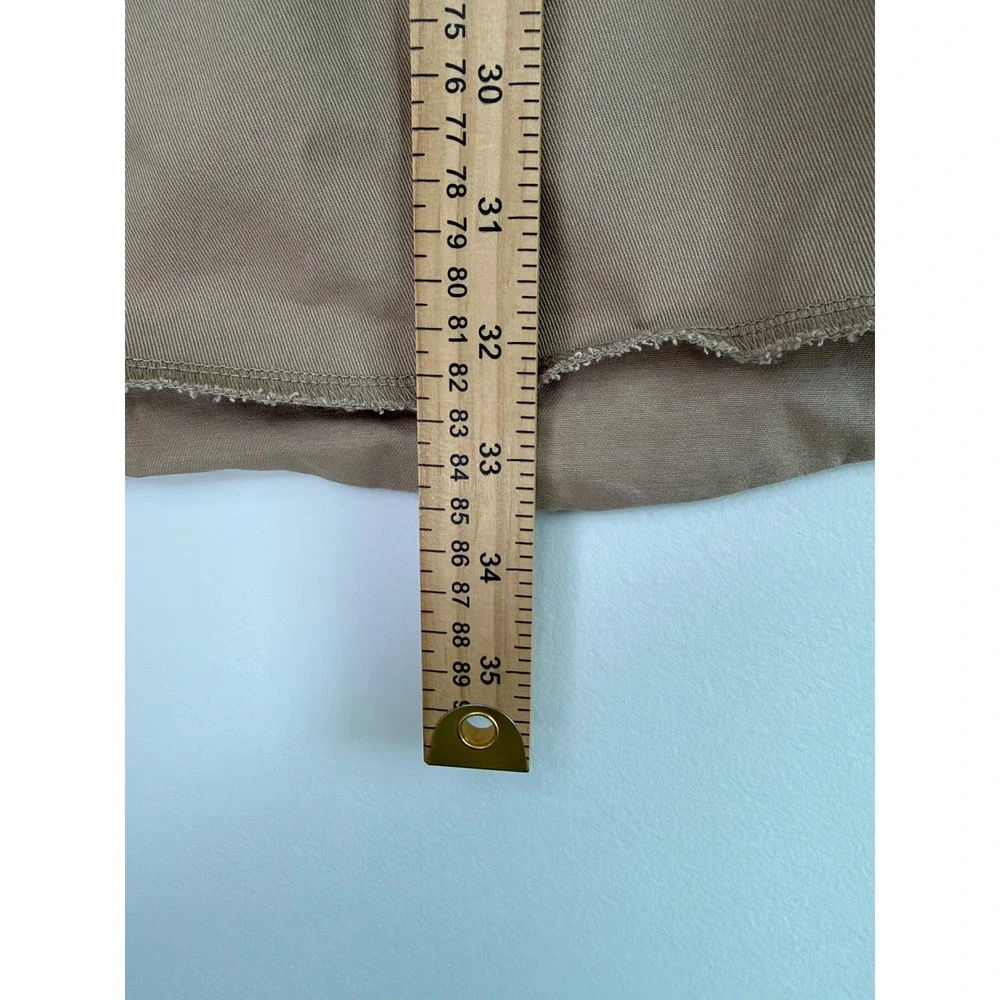 Wrangler Two-Tone Tan and Camel Button-Down Work Shirt